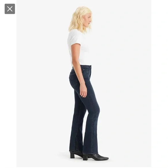 Levi's 725 Slit Bootcut Jeans - Picture 3 of 13